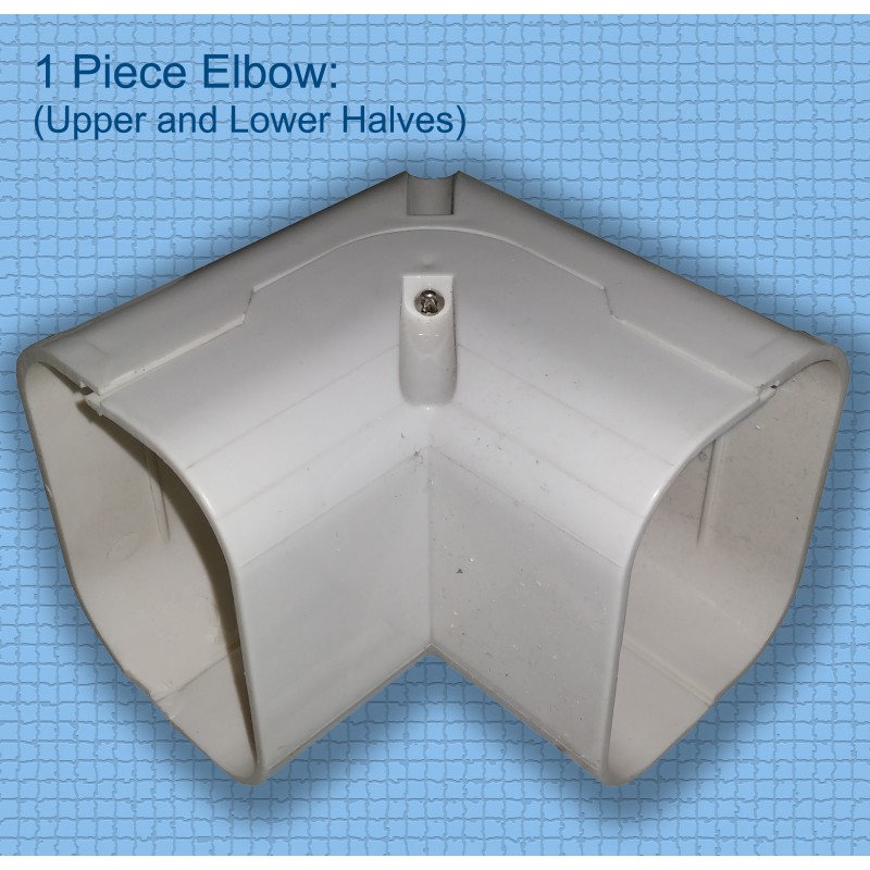 Decorative PVC Line Cover Kit for Mini Split Air Conditioners and Heat ...