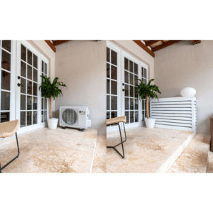 Aluminium Mini-Split AC Cover - Off White - Image 2