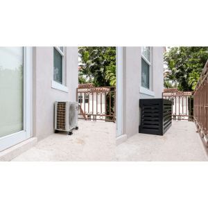 Aluminium Mini-Split AC Cover - Charcoal Grey - Image 5