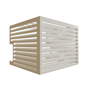 Aluminium Central AC Cover - Off White - Image 2