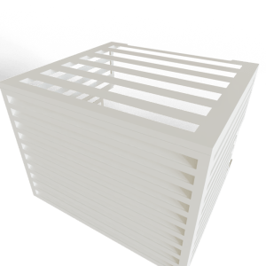 Aluminium Central AC Cover - Off White - Image 3
