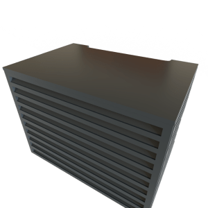 Aluminium Mini-Split AC Cover - Charcoal Grey - Image 3