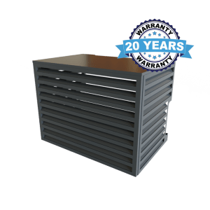 Aluminium Mini-Split AC Cover - Charcoal Grey - Image 1