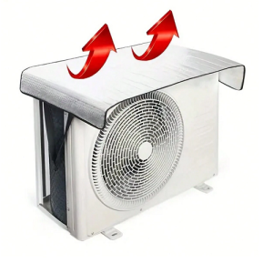 Air Conditioning Outdoor Unit Heat Insulation Pad, Appliance Box Sunshade Rain Snow Cover, Aluminum Foil Insulation A/C Sunscreen Cover - Image 4