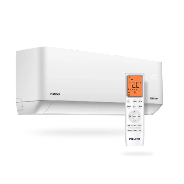 Pioneer Multi Zone 12,000 BTU Quantum Ultra Wall-Mounted Indoor Section Ductless Mini-Split - Thumbnail 4