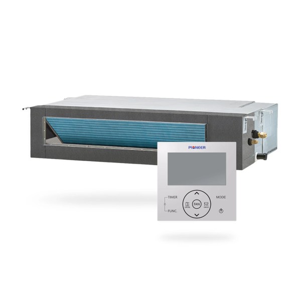 Pioneer Quantum Ceiling Concealed Ductable Mini-Split Air Conditioner Heat Pump - Thumbnail 2