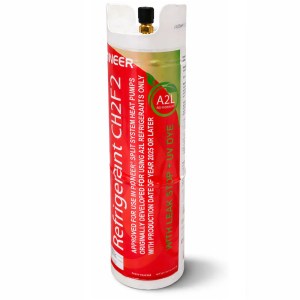 Quick-Recharge Refrigerant Bottle for HVAC Systems with Leak-Stop and UV-Dye Additive, 1.75lb - Image 1