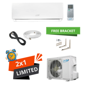 2x1 - Air-Con Serene Series 24000 BTU 18 SEER Mini Split Air Conditioner 15ft Lineset & Wiring