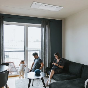 Pioneer® Quantum Ultra™ 18,000 BTU 22 SEER2 230V Single-Way Ceiling Recessed Cassette Ductless Mini-Split Air Conditioner Inverter Heat Pump Full Set - Image 3
